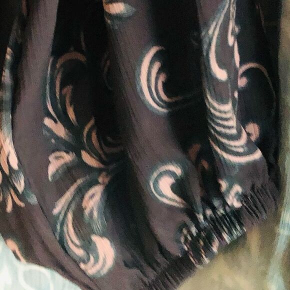 Loralette 1X Pink Brown Kimono - Picture 3 of 7